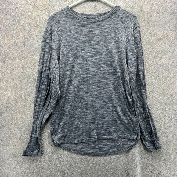 Lululemon Shirt Women 8 Gray Swiftly Tech Long Sleeve Seamless Activewear - Picture 1 of 10
